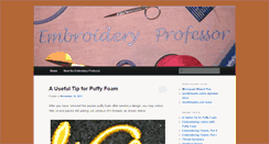 Desktop Screenshot of embroideryprofessor.com